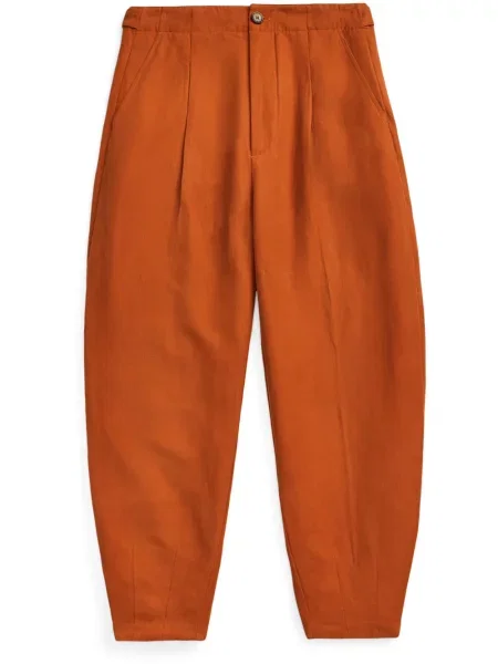 Dzianinowe sneakersy Polo Ralph Lauren do biegania sznurowane białe