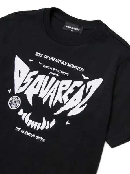 Dětské tričko Dsquared2 černé