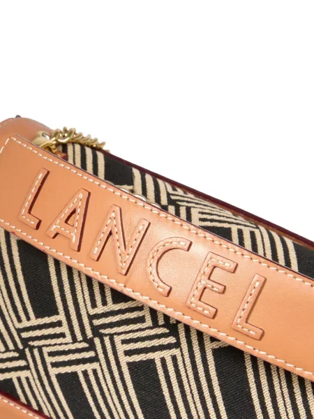 Geanta crossbody Lancel cu imprimeu geometric negru