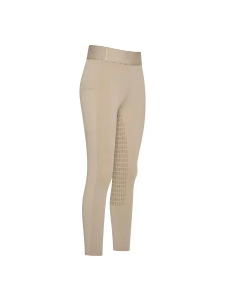 Legginsy jeździeckie z pełną przyczepnością Imperial Riding Basic Glam szare