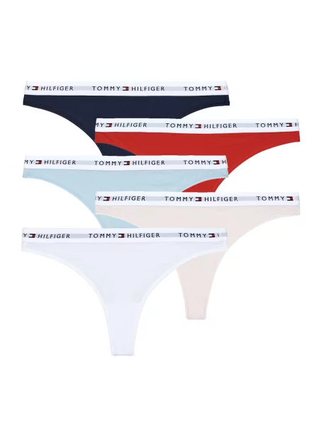 Tommy Hilfiger Underwear Tangice marine / pastelno modra / pastelno roza / rdeča bela