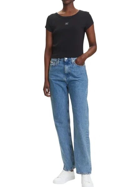Majica Calvin Klein Jeans črna