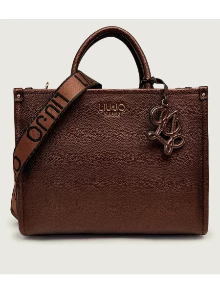Geantă shopper Liu Jo din piele maro