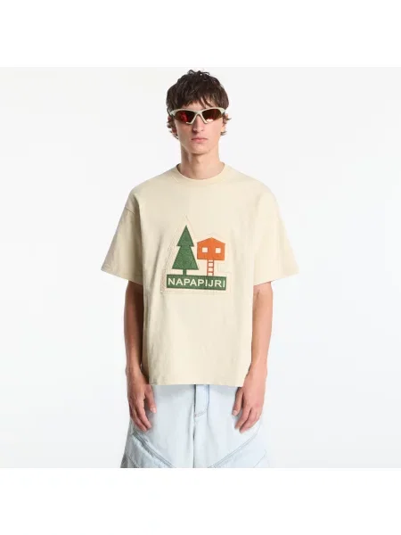 Tricou Napapijri S-Trahus T-Shirt Putty M