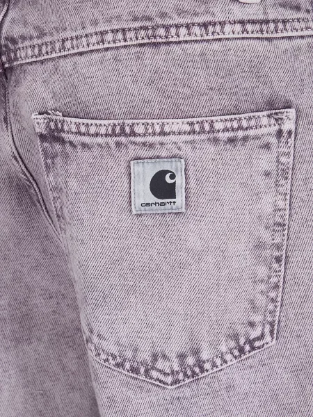 Pantaloni scurți din denim Carhartt Wip violet