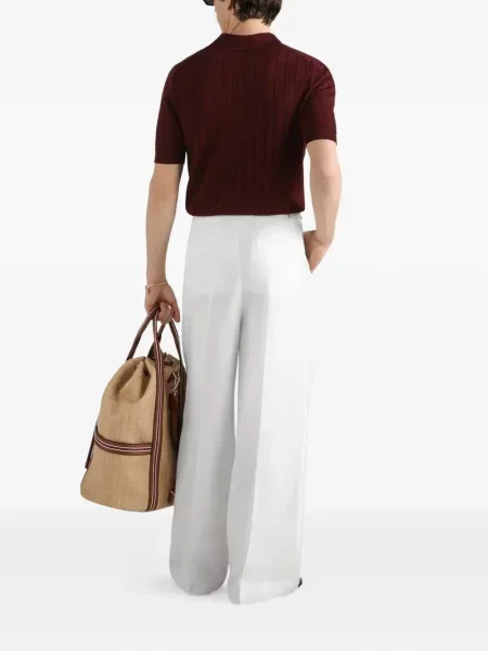 Διάτρητο polo Dolce & Gabbana μωβ
