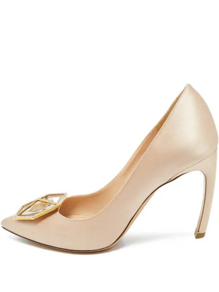 Pantofi cu toc Nicholas Kirkwood de cristal