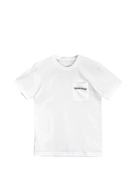 Tricou Chrome Hearts cu imagine cu motiv cu inimi alb