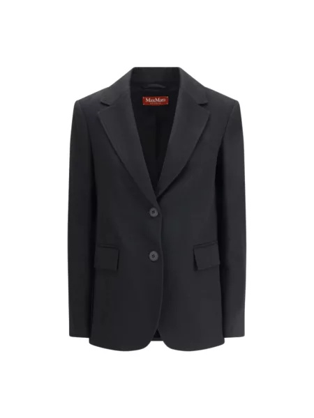 Marynarka Max Mara Studio wełniana niebieska