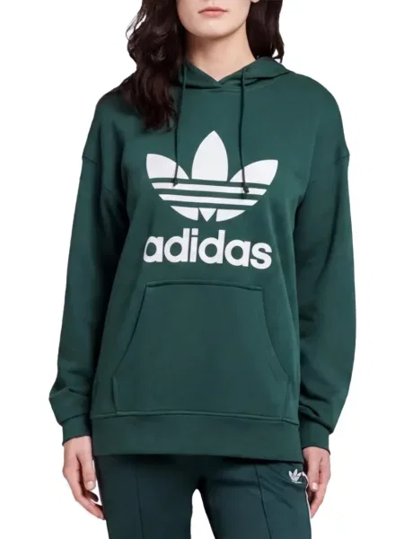 Sneakerși Adidas Deerupt din piele cu autograf alergare alb