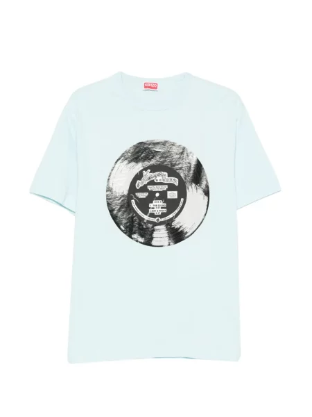 Scurt tricou Kenzo cu imagine albastru