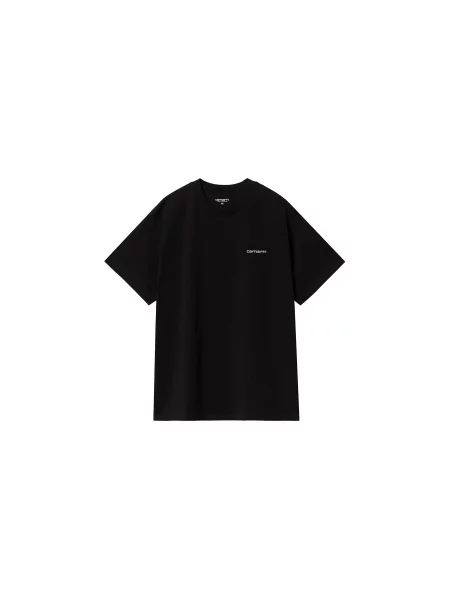 Carhartt WIP S/S Script Embroidery T-Shirt Black Mężczyźni Koszulki Carhartt WIP Size: XL czarny