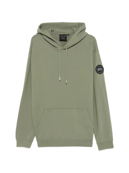 Hoodie Canada Goose με αυτόγραφο πράσινο