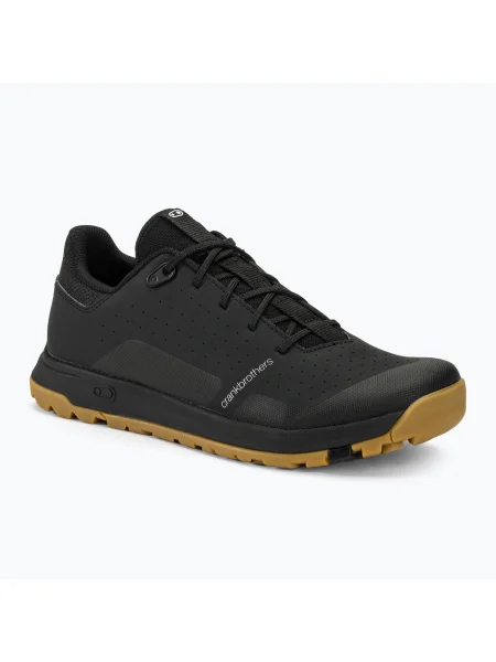 Olcsóbban. Crankbrothers Stamp Trail Lace black /black/gum outsole platform kerékpáros cipő. Méret: 42 EU fekete