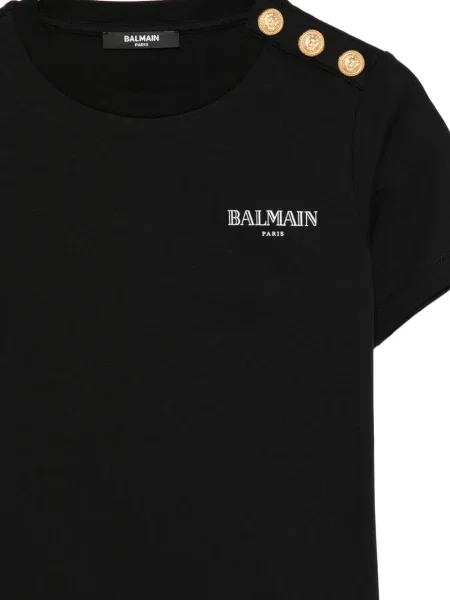 Koszulka dziecięca Balmain czarna