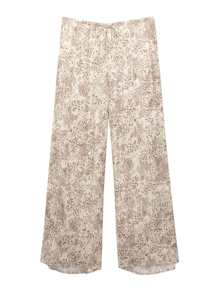 Pull&Bear Pantaloni bej / maro alb