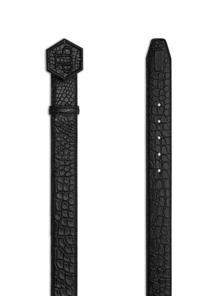 Öves öv Philipp Plein fekete