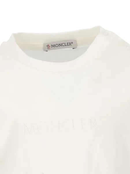 Koszulka dziecięca Moncler Enfant biała