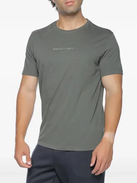 Tricou Ecoalf cu imagine verde