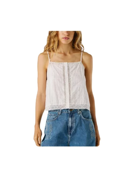 Top Pepe Jeans biały