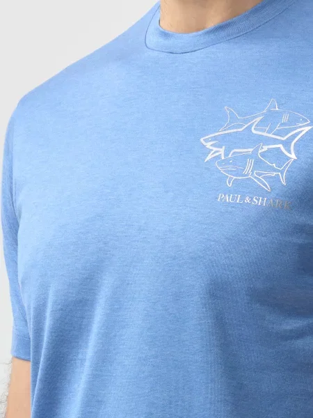 Футболка Paul&shark голубая