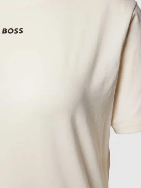 T-shirt z nadrukiem z logo Boss biała
