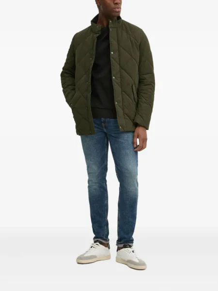 Hanorac crewneck Hackett cu broderie negru