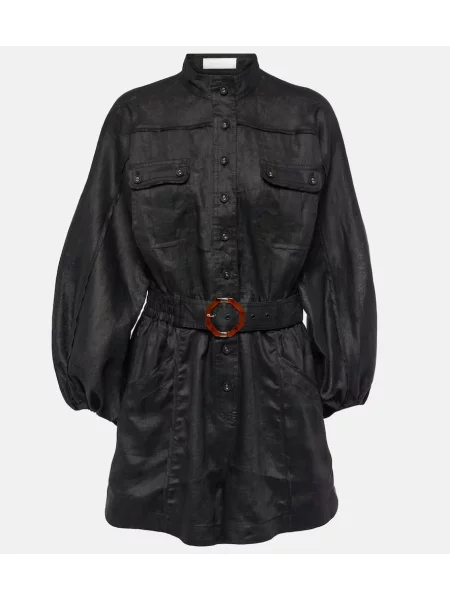 Salopetă Zimmermann de in negru