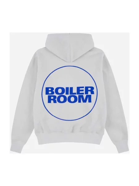 Bluza z kapturem Boiler Room biała