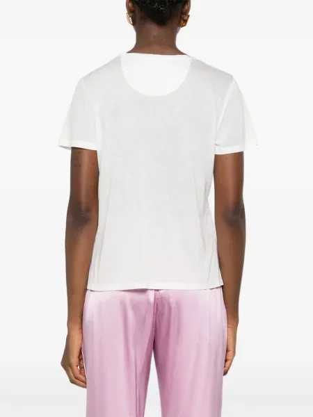 Tricou Purotatto scurt alb