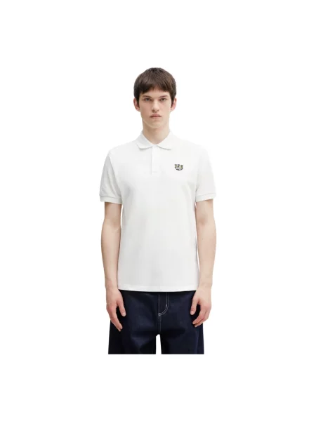 Koszulka polo Kenzo w tygrysie prążki biała
