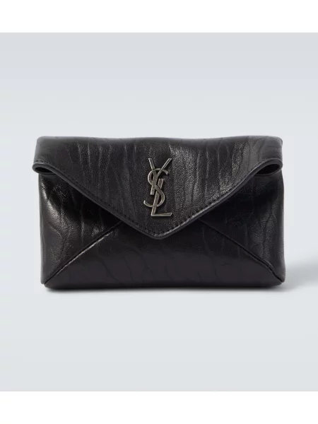 Portofel Saint Laurent din piele negru