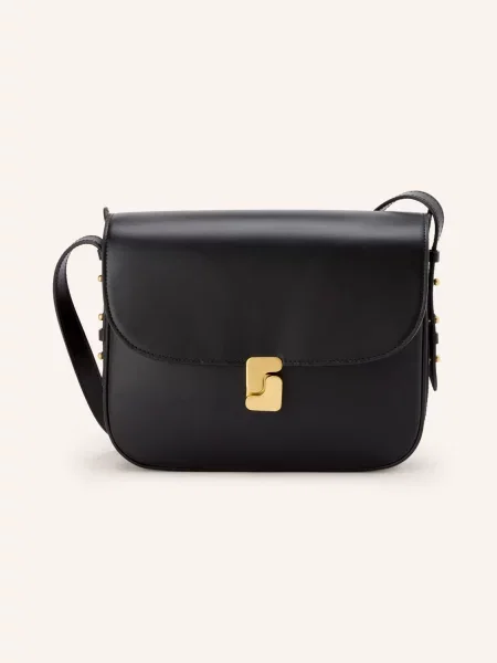 Soeur torebka crossbody skórzana BELLISSIMA MAXI czarna