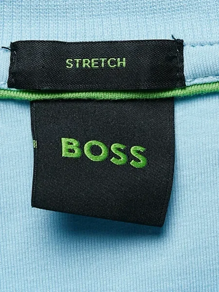 Tricou Boss cu imagine albastru