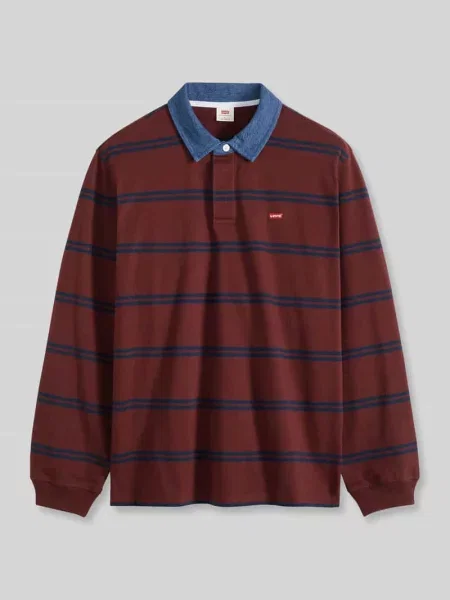 Koszulka polo o kroju relaxed fit z czystej bawełny model RUGBY ENNIS' Levi's