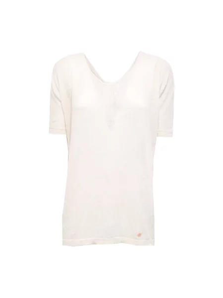 Koszulka Woolrich z okrągłym dekoltem biała