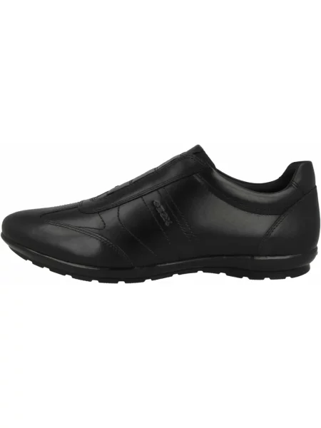 Sneakersy Geox skórzane czarne