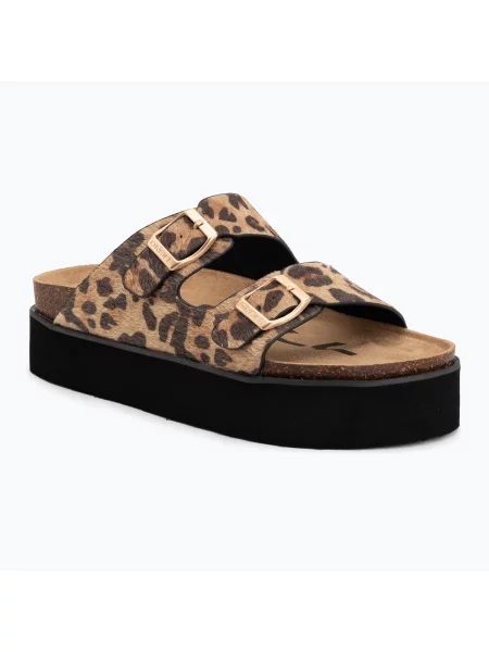 Papuci pentru femei O'Neill Sandy Platform Low leopard