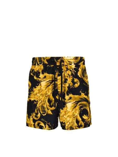 Krótkie szorty jeansowe Versace Jeans Couture czarne