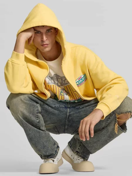 Bluza rozpinana z czystej bawełny Rhude
