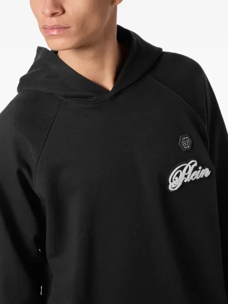 Hanorac cu glugă Philipp Plein negru