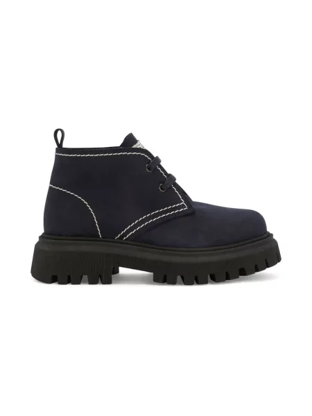 Dětské polokozačky Dolce & Gabbana černé