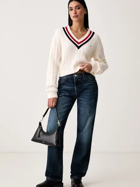 Tommy Jeans Pulover bej