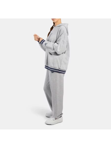 Reebok bluza z kapturem Lawn Club Oversized unisex Light Grey Marl Size: szara