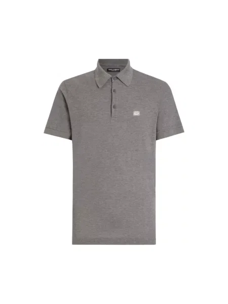 Koszulka polo Dolce And Gabbana szara