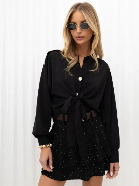 Košulja Italy Moda crna