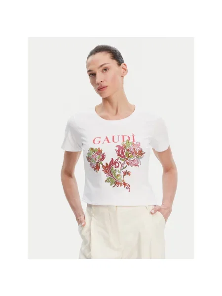 Gaudi Marškinėliai Regular Fit balta