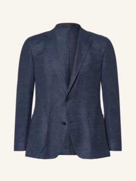 Windsor. Sako Giro Extra Slim Fit Z Lnu tmavě modrá