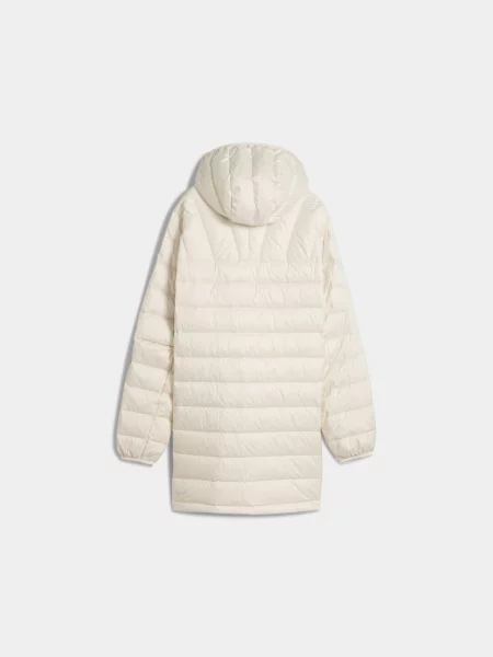 Пуховик Puma с капюшоном белый