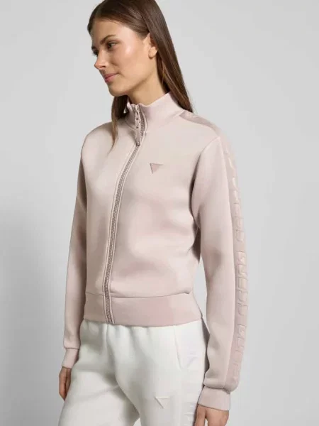 Guess bluza NEW ALLIE gładka różowy